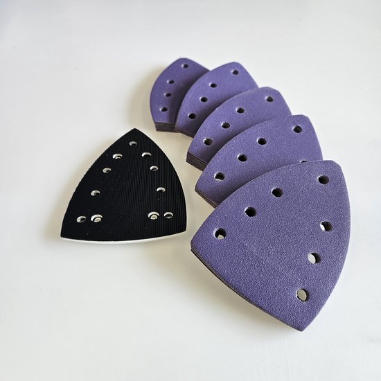 1 x Schuurzool Delta + 100 x Schuurpapier Delta p80 (PITOR®)