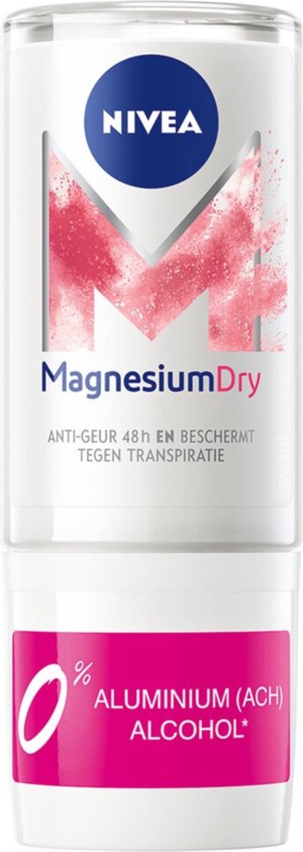 NIVEA 6x Men Deo-roll on 48h Magnesium Dry 50 ml