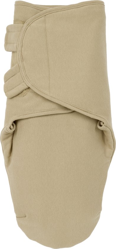 Meyco Baby Uni swaddlemeyco inbakerdoek gevoerd - sand - 0-3 maanden - 2.0 TOG