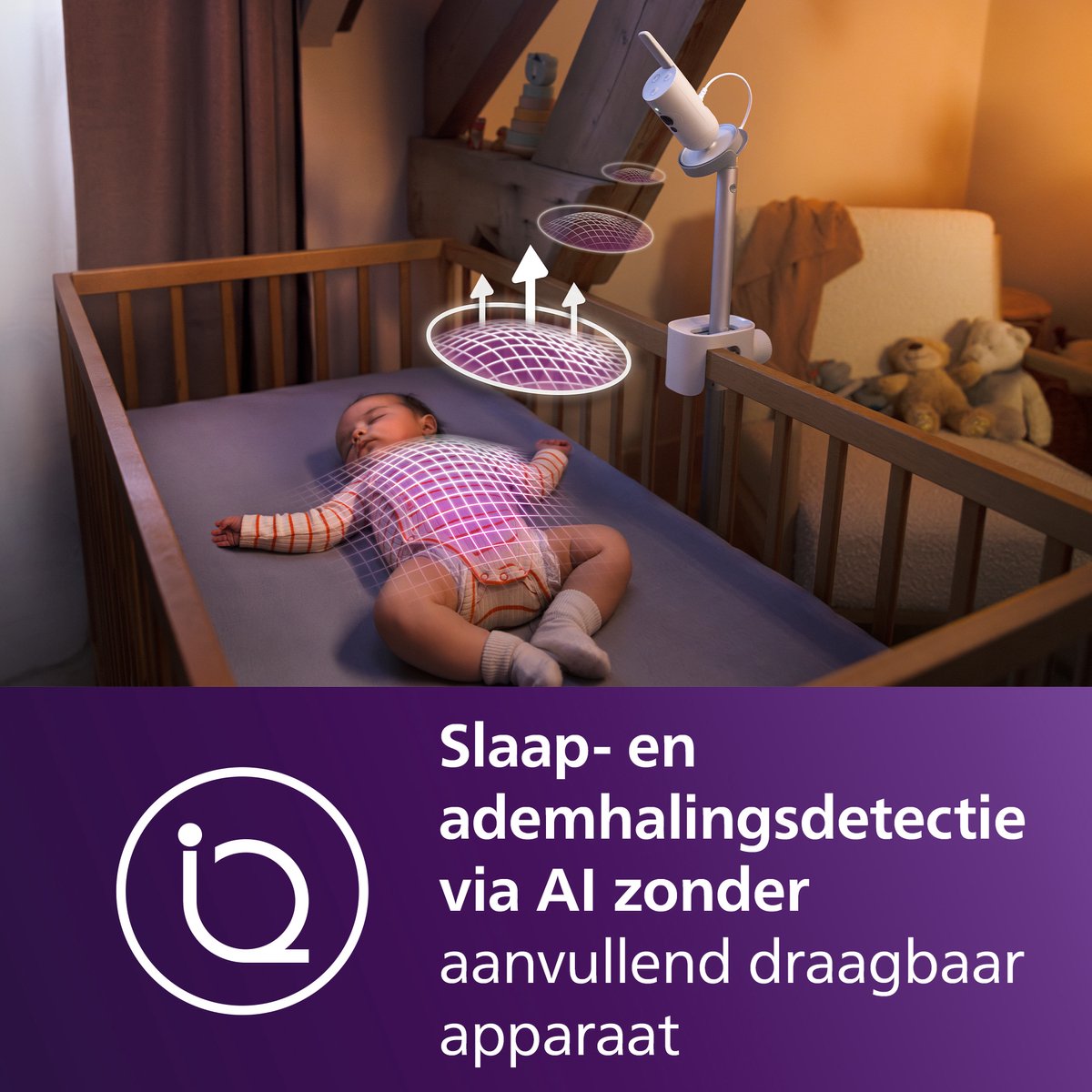 Philips Avent Premium Connected babyfoon met camera en app thumbnail 6