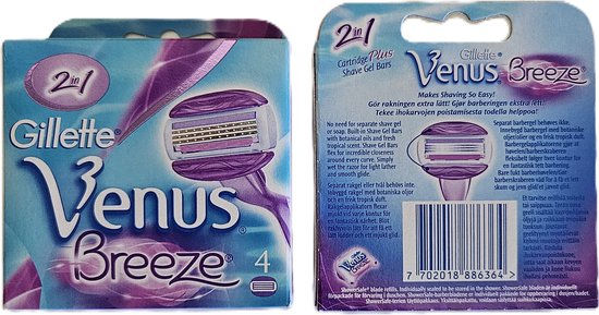 Gillette Venus Breeze - 4 Scheermesjes