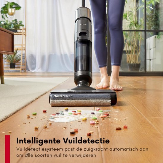 Ultenic U10 Pro draadloze steelstofzuiger 30KPa Poweful Suction, 6-in-1, lichte stofzuiger met oplaadbare batterij, voor hardhout, tapijt, huisdierhaar, toetsenbord, auto, wandreiniging