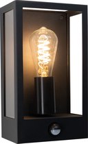 Bol.com EGLO Alamonte Wandlamp Buiten - E27 - 295 cm - Zwart - Sensor - IP44 aanbieding