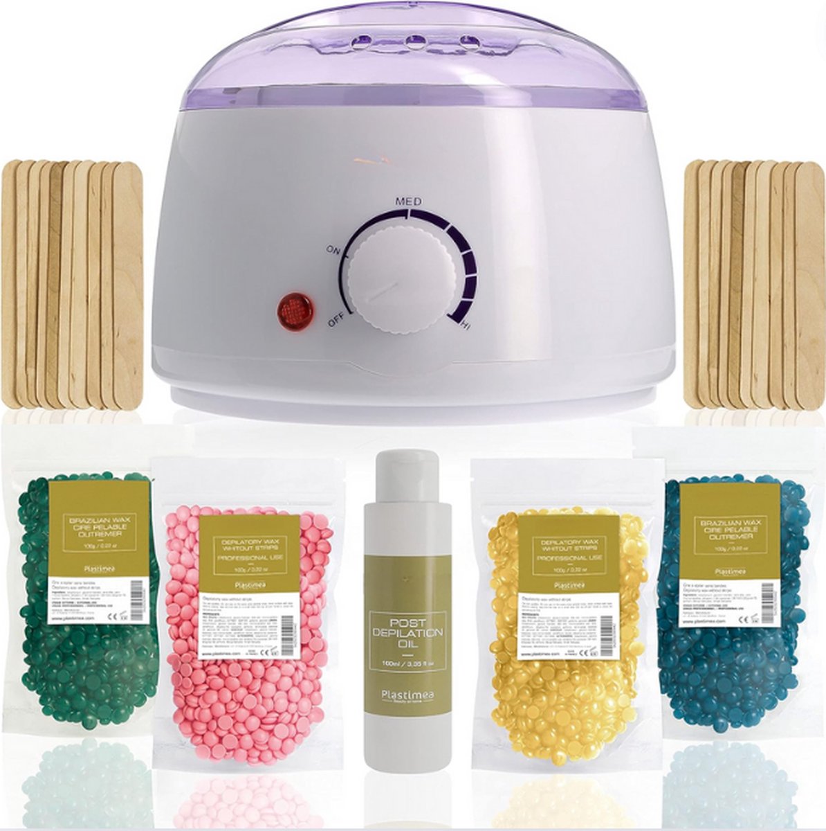 GUTEC Wax apparaat ontharen Wax verwarmer heater Snel Verwarmen Wax beans waxverwarmer Voor Alle Huidtypen