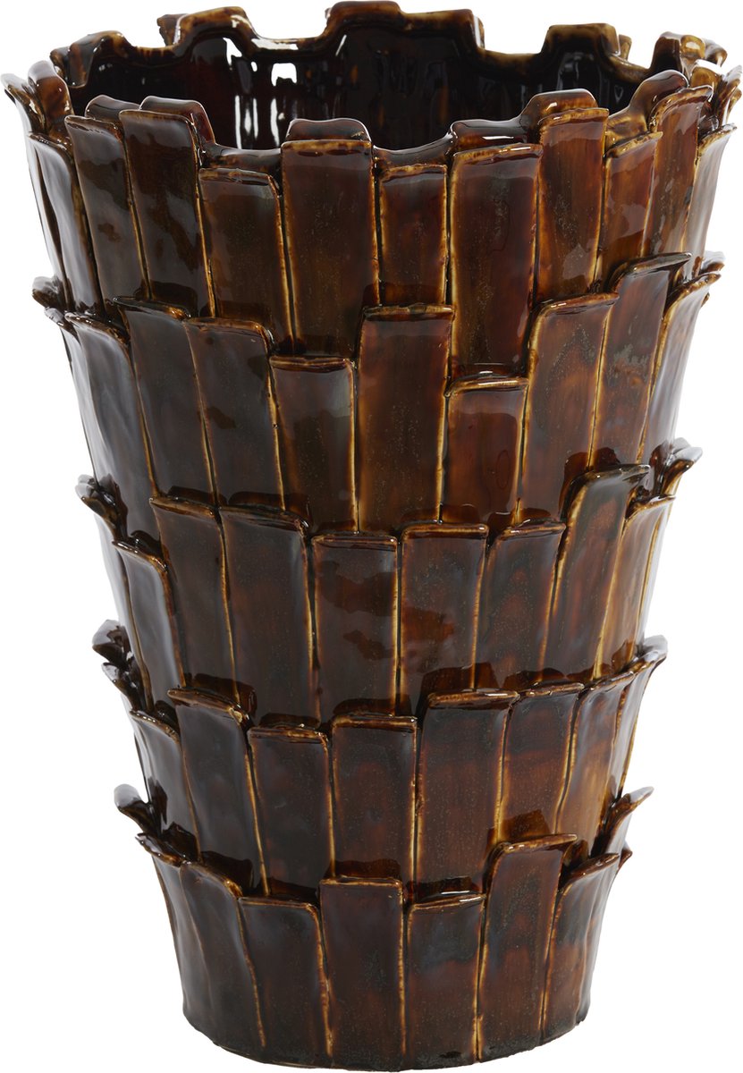 Vaas BANYA - Ø33x43cm - Bruin