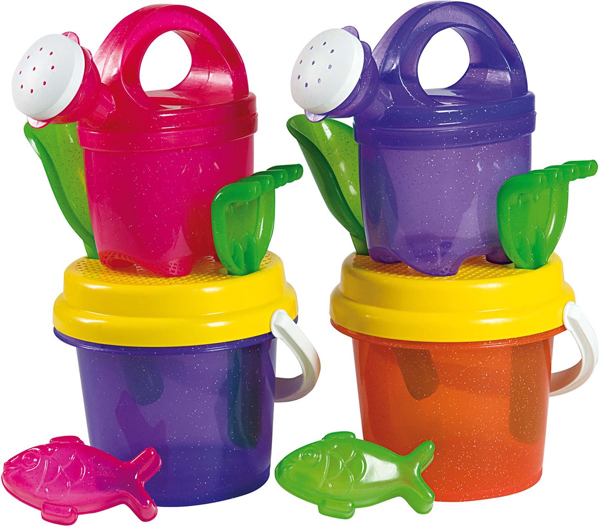 Glitter Strandset. 6dlg.