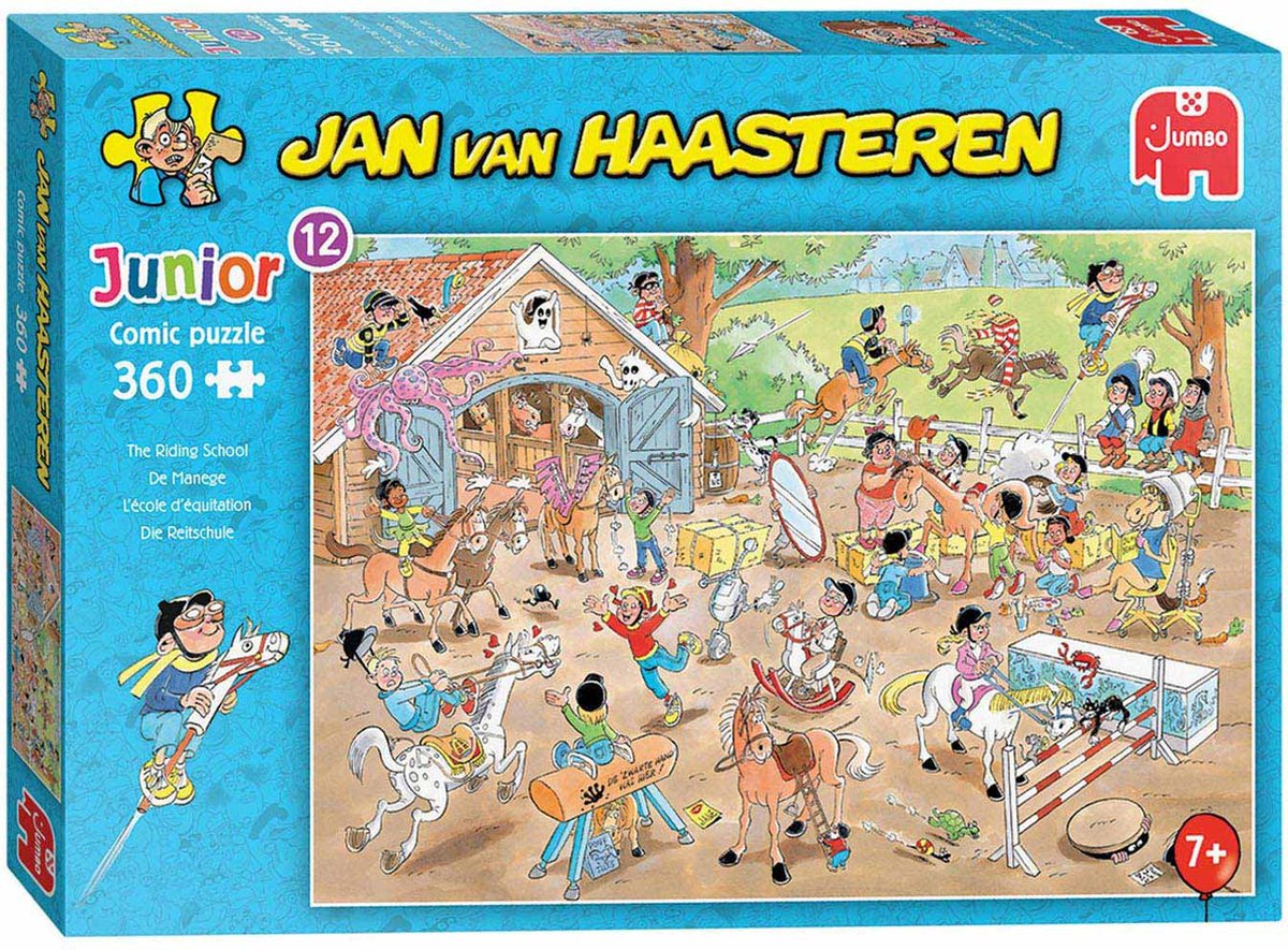 Jan van Haasteren Junior De Manege 360 stukjes - Puzzel