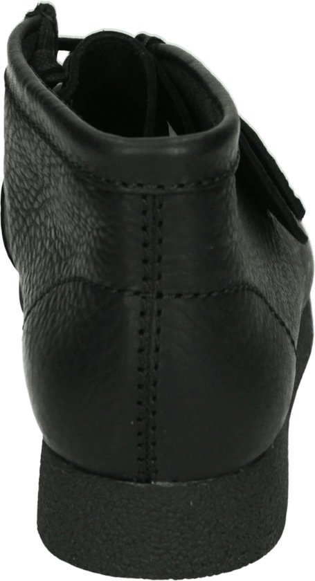 CLARKS WallabeeEVO BT Heren Veterschoenen - Leer - Zwart | bol