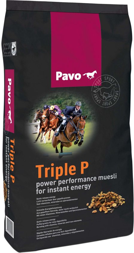 Pavo Triple P - Paardenvoer - 15 kg