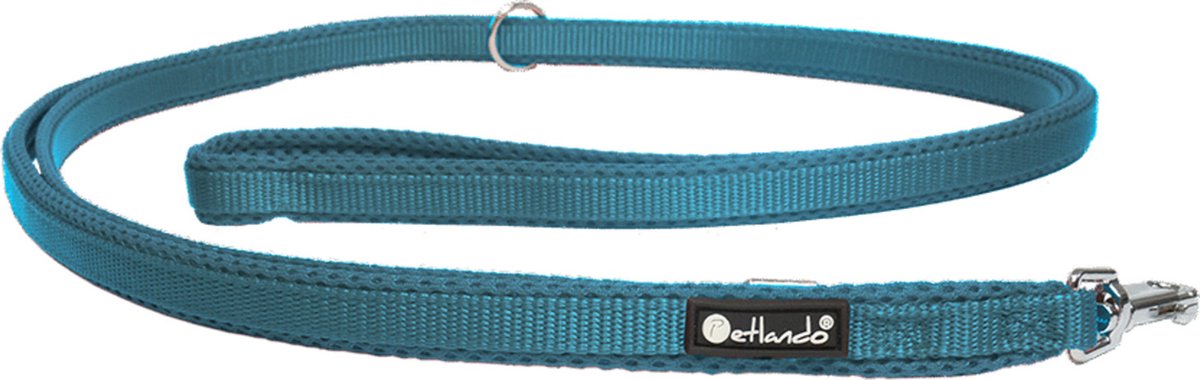 Petlando Trainingslijn Mesh Petrol - Hondenriem - 230x2.5 cm