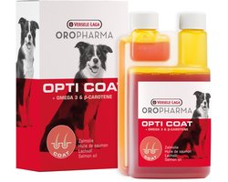Versele-Laga Oropharma Opti Coat Omega-3 & Caroteen - Voedingssupplement - Huid - Vacht - 250 ml