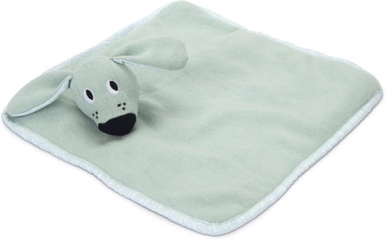 Beeztees Puppy Wuggie Knuffellapje - Hondenspeelgoed - Groen - 31 x 31 x 6,5 cm