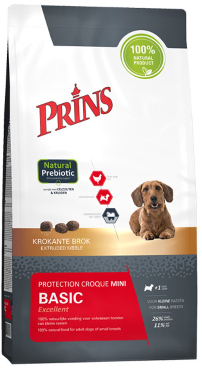 Prins Protection Croque Mini Basic Excellent hondenvoer 2 kg