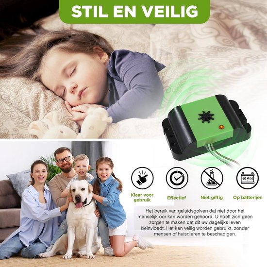 Swissinno Marter Stop auto, ultrasoon en shock, steenmarter afweer preventie voor autos