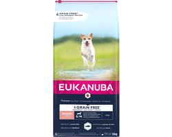 Eukanuba Senior Small & Medium Breed Graanvrij Oceaanvis - Hondenvoer - 12 kg