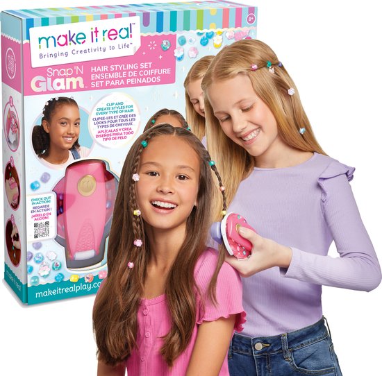 Make it Real - Snap 'n Glam Haarkralen Set - Versier je haar met kralen en bedels
