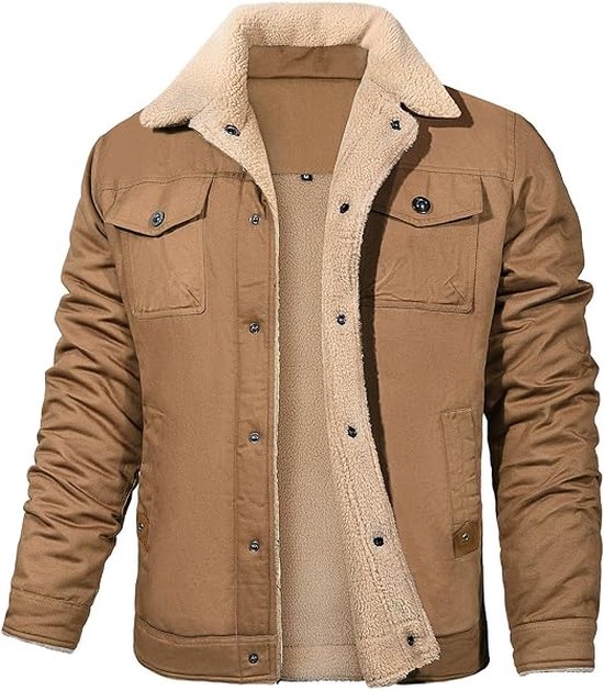 Gilet Polaire Homme Thermique Sans Manches - Veste Chaude Doublée Hiver Printemps Automne Outdoor