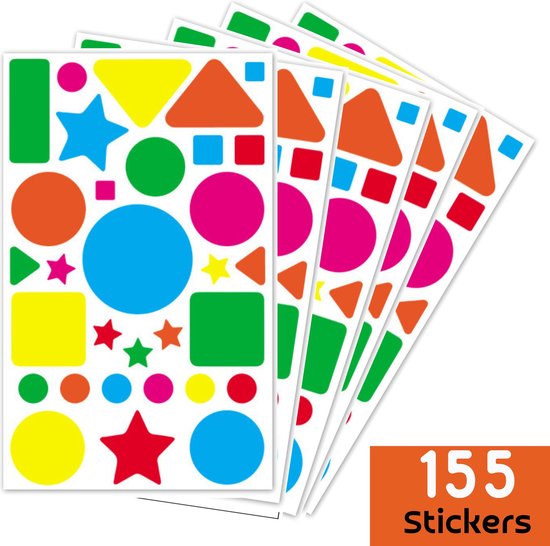 Geometrische vormen stickers voor op de muren - TenStickers