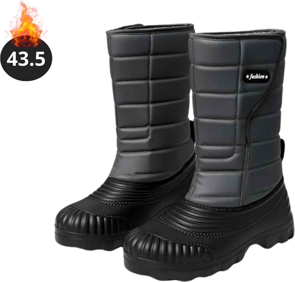 Bovista Snowboots - Sneeuwschoenen - Sneeuwboots - Heren - Wintersport - Ski - Skischoenen - Grijs - 43.5 - Antislip - Winter