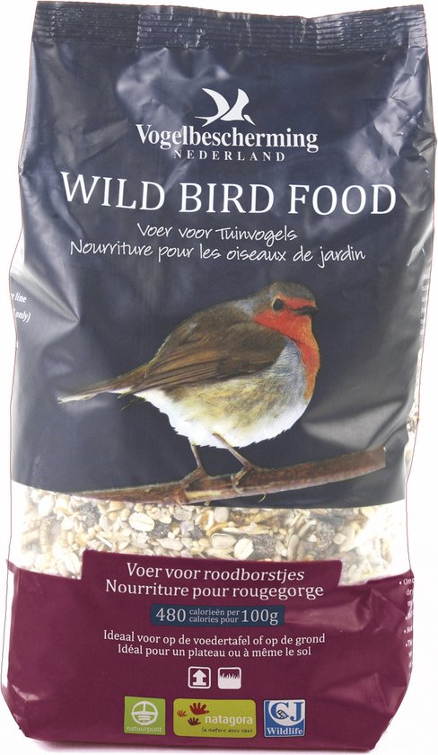 Foto: Wildbird strooivoer roodborstjes voer 1 5 l vbn