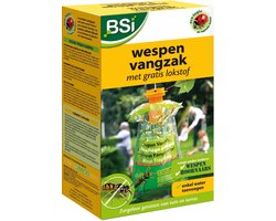 BSI - Wespenvangzak met ecologische lokstof Wasp Attract - Nuttige bijen worden niet aangetrokken - 300 ml