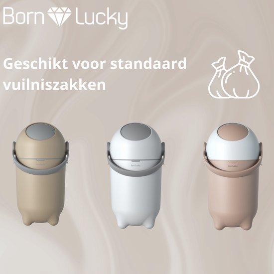 Littles and Bloomz Herbruikbare baby pocketluier, standaard drukknoop, 4 luiers, FLP2-0401