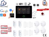 Bol.com Draadloos alarmsysteem voor woning/camper/boot/caravan werkt met wifi en sim kaart en met spraakgestuurde apps. (Nederla... aanbieding