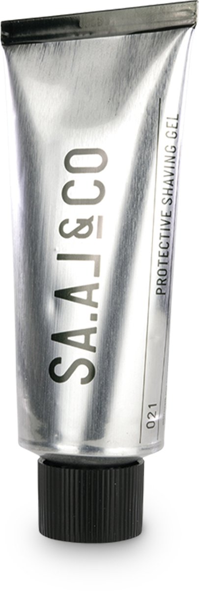 SA.AL&CO Protective Shaving Gel – Unisex Vegan Scheergel – Hydrateert & Kalmeert – met Macadamianotenolie & Aloë Vera – 100ml