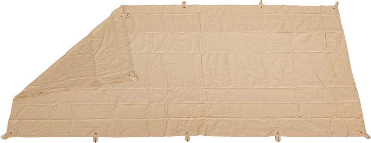 All Purpose Canvas Tarp - Rechthoekig 3x4m - Waterdicht, UV-bestendig en Duurzaam - Ideaal voor Kamperen, Bouwplaatsen en Bescherming van Buitenmeubilair - Versterkte Ringen voor Eenvoudige Bevestiging