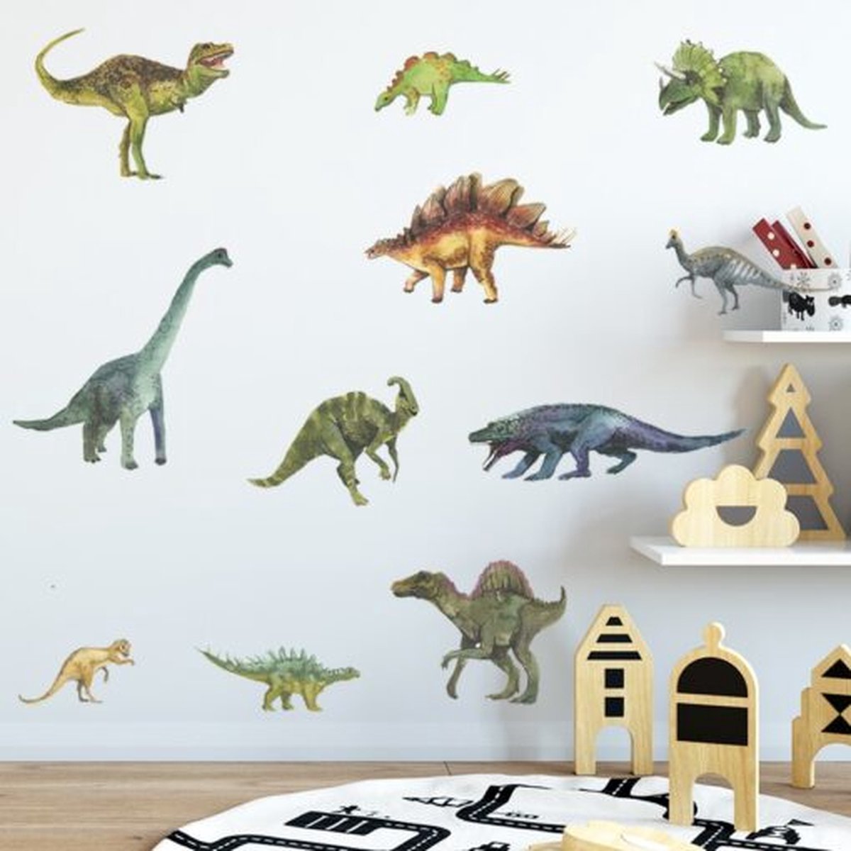 Muursticker dino's - Kinderkamer decoratie