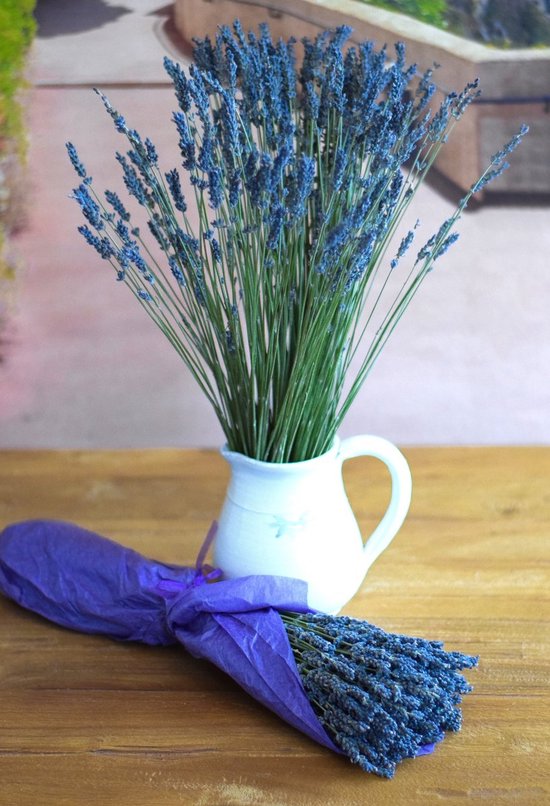 Foto: Gedroogde lavendel boeket 2 boeketten biologische gedroogde lavendel