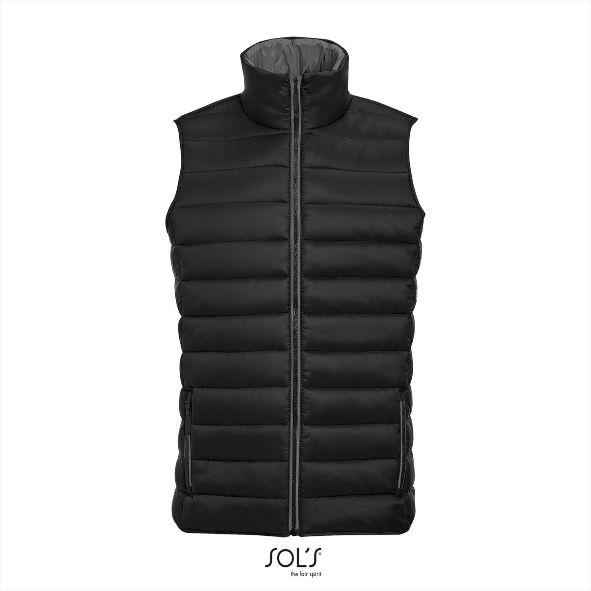 SOL'S Men´s Lightweight Bodywarmer Wave L01436 - Black - XXL