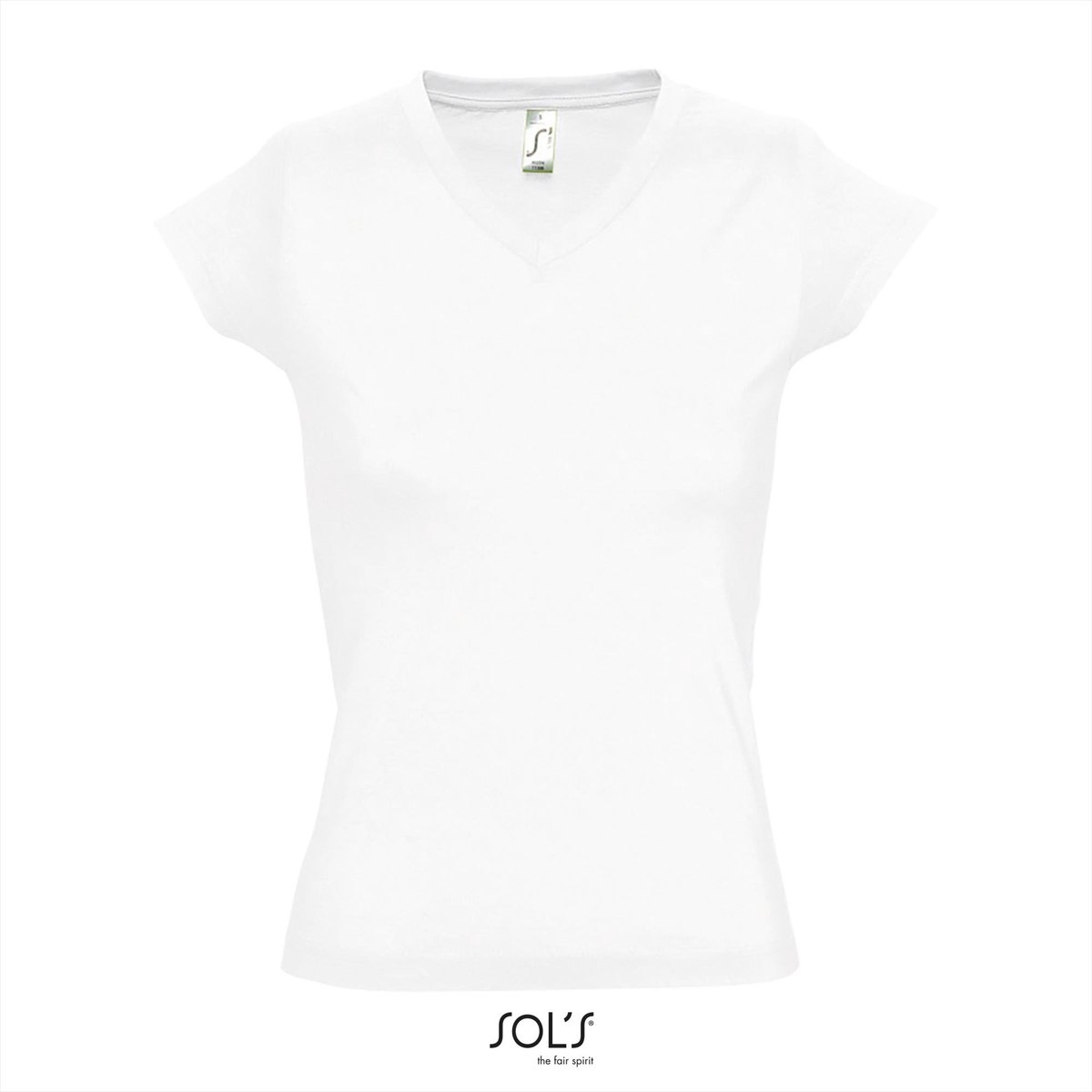 SOL'S Women´s V-Neck-T-Shirt Moon L156 - White - XL