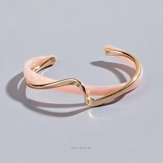 Chique parelmoer armband van sterling zilver