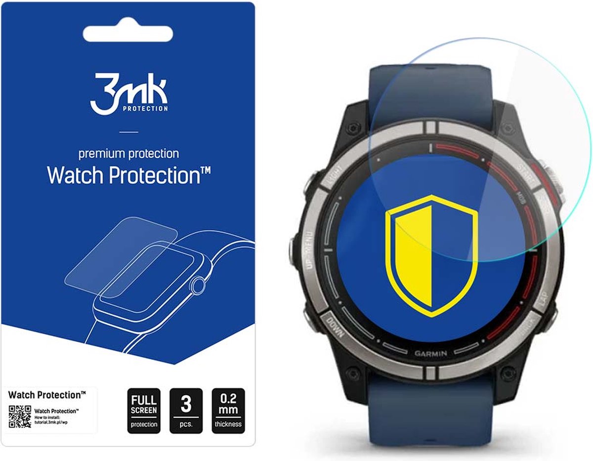 Garmin Quatix 7 - 3mk Watch Protection v. FlexibleGlass Lite