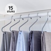 Cintre à Pantalons 6 En 1 En Acier Inox - 2 Pièces Pliables - Gain De Place Pour Armoire - 4