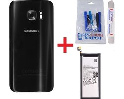 Achterkant + Batterij Geschikt voor Samsung Galaxy S7 Edge – Premium – Zwart