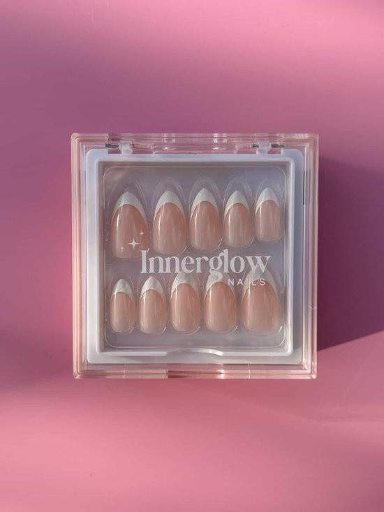 Lot De 240 Faux Ongles Français Courts Naturels Avec Autocollants Et Colle - Rouge Classique