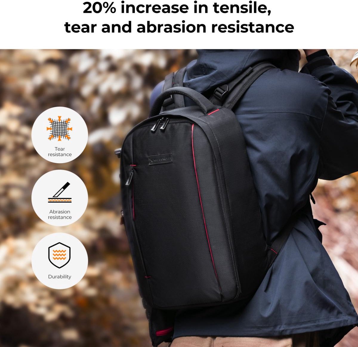 K&F Concept Beta Backpack 18L rugzak foto camera video cameratas fototas rugtas thumbnail 7