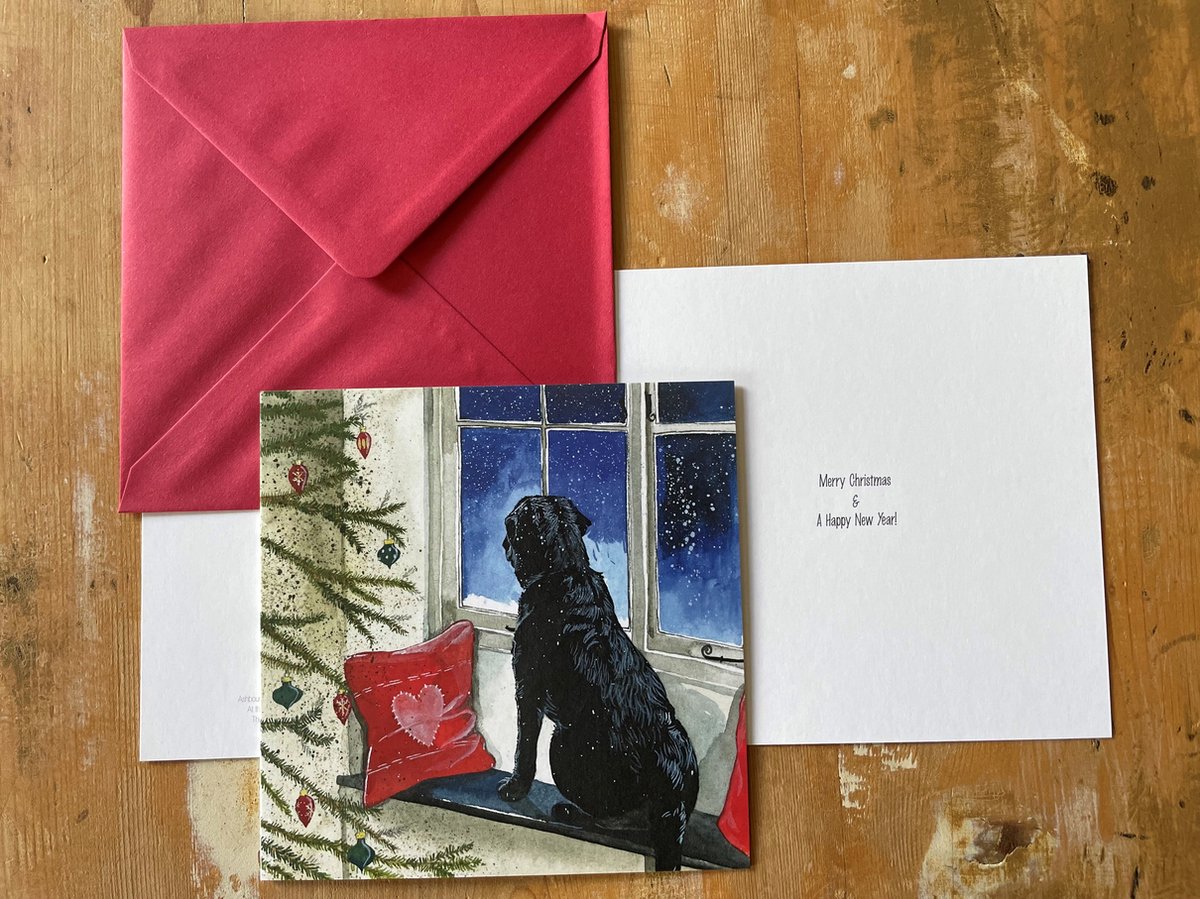 Alex Clark Kerstkaarten Kerstsfeer Hond ~Lucy's Christmas'