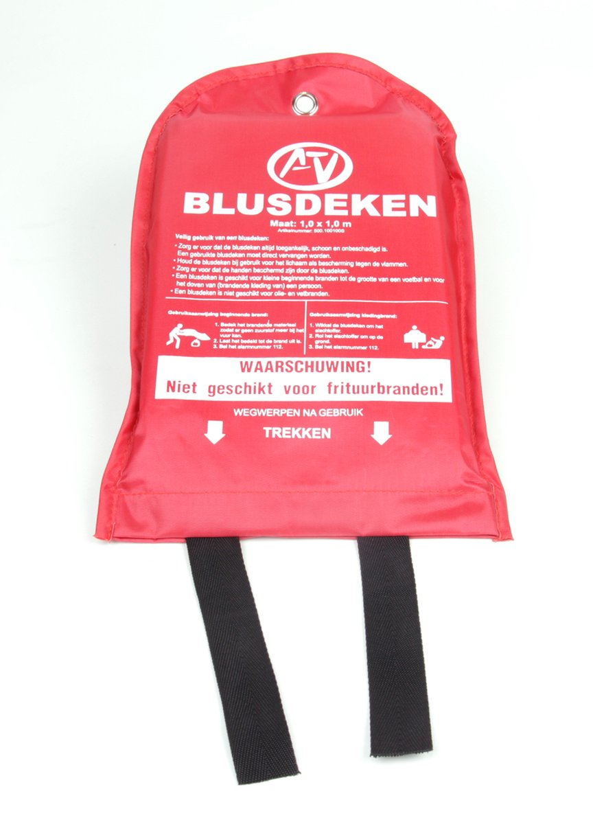 Blusdeken in softbag 100x100cm
