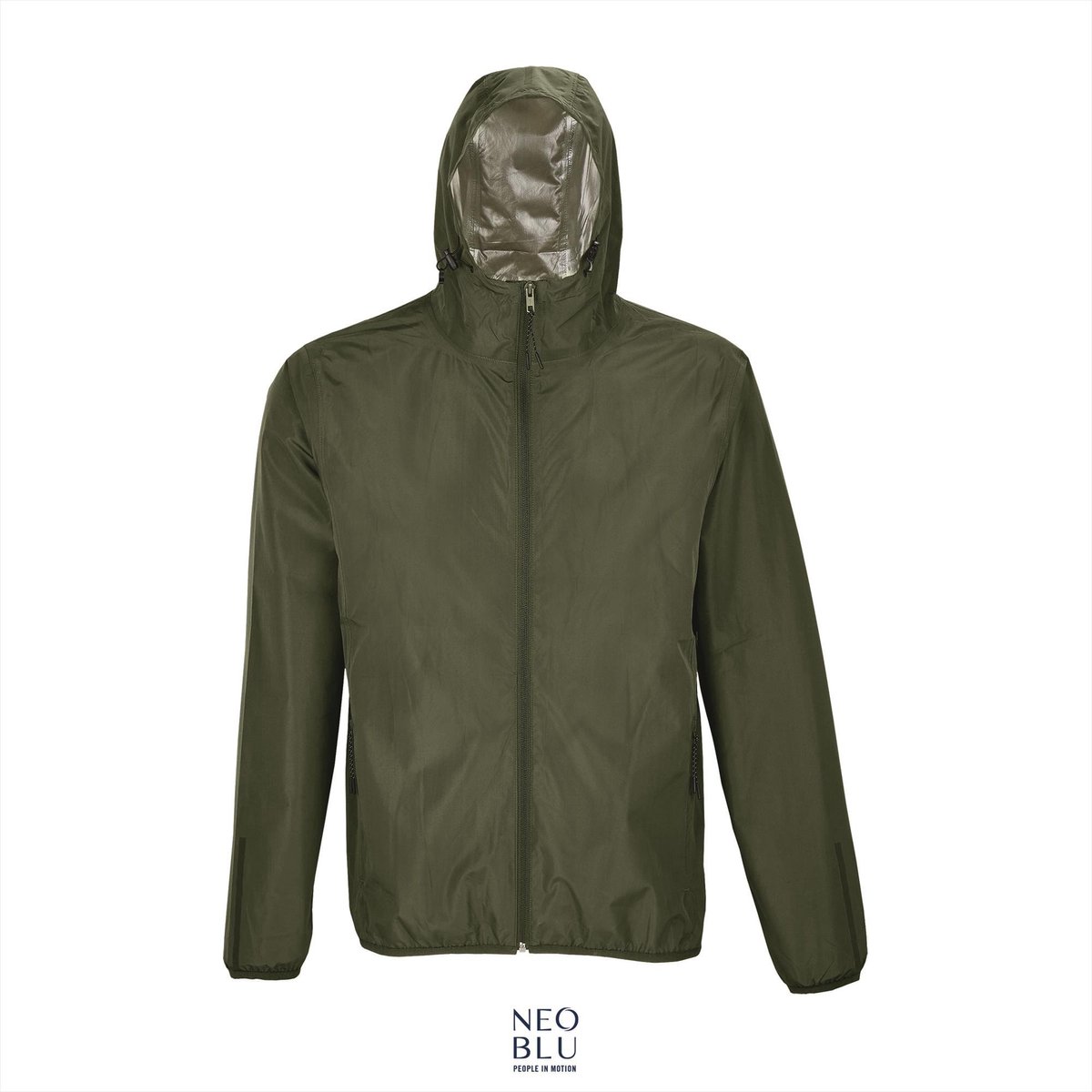Neoblu Unisex Waterproof Windbreaker Jacket Andrea NB3781 Deep Khaki