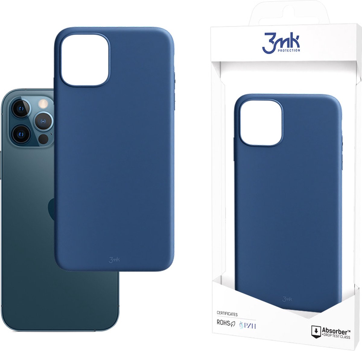 Apple iPhone 12/12 Pro - 3mk Matt Case blueberry