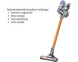 **Draadloze Handstofzuiger - 15kPa Zuigkracht met LED-Verlichting & Snoerloze Krachtige Reiniging**
