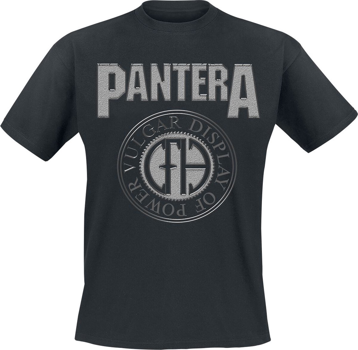 Pantera Vulgar Display Of Power Circle Heren T-shirt - zwart - 3XL