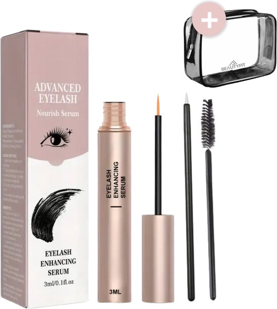 Beautyfit®2 in 1 Wimperserum en Wenkbrauw serum - BEST WERKEND - Eye Lash Serum - Wimper Serum - Wenkbrauw groei serum - alternatief Nanolash - Lash Lift Kit - Wimper Lift - snel resultaat Wimpergroei