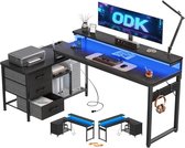 Bol.com Multifunctioneel Bureau – Hoekbureau – Game Bureau – Jongens – Volledige Set – Stopcontacten – USB Poorten – Eenvoudige ... aanbieding