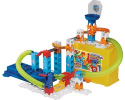 foto van VTech Marble Rush - Build & Store Box Set M400 - Knikkerbaan - 65 Onderdelen - Inclusief 5 knikkers - Vanaf 4 Jaar en ouder