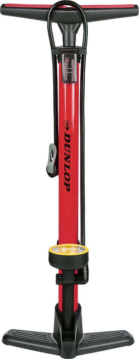 Dunlop Fietspomp met Drukmeter - Fiets Pomp voor Dunlop, Schrader en Frans Ventiel - Staande Pomp Incl. Adaptoren voor Waterspeelgoed en Ballen — afbeelding 9