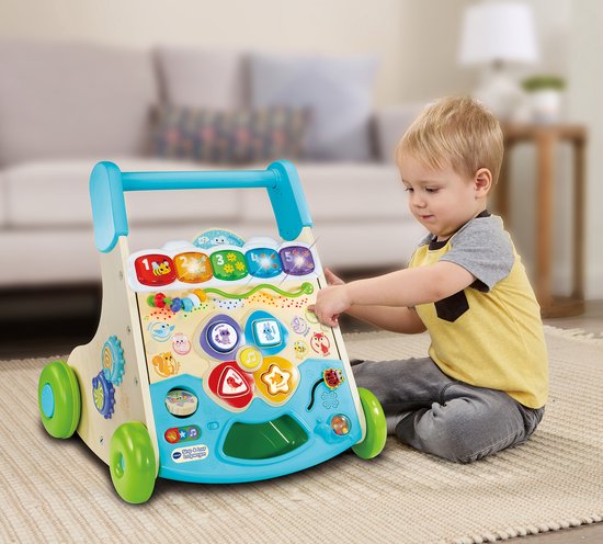 Vtech Loopwagen VTech Stap & Leer Loopwagen - Educatief Speelgoed - Maak Kennis met ...